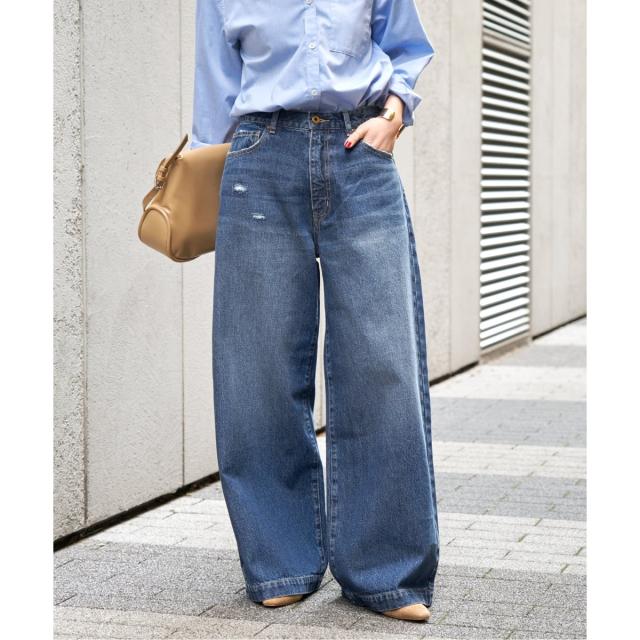 スピック＆スパン（Spick and Span）/《追加3》 5 1/2 BAGGY DENIM