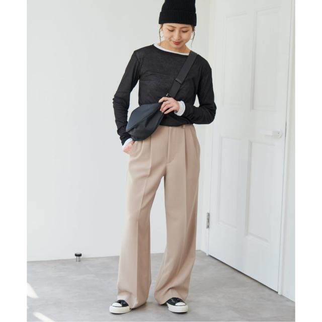 スピック＆スパン（Spick and Span）/《追加2》シアーボートネックプルオーバー