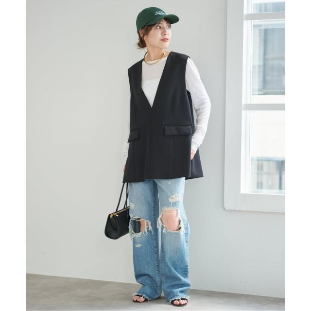 スピック＆スパン（Spick and Span）/《追加2》シアーボートネックプルオーバー