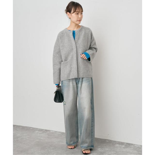 スピック＆スパン（Spick and Span）/《追加2》シアーボートネックプルオーバー