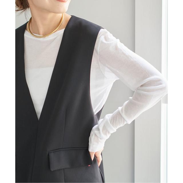 スピック＆スパン（Spick and Span）/《追加2》シアーボートネックプルオーバー