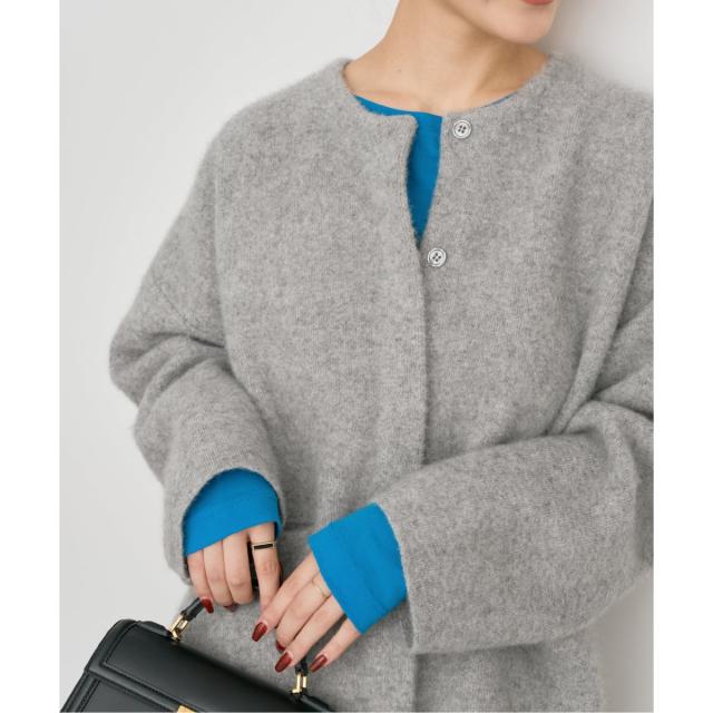 スピック＆スパン（Spick and Span）/《追加2》シアーボートネックプルオーバー