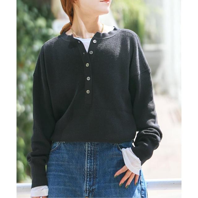 スピック＆スパン（Spick and Span）/前後2WAYワッフルプルオーバー