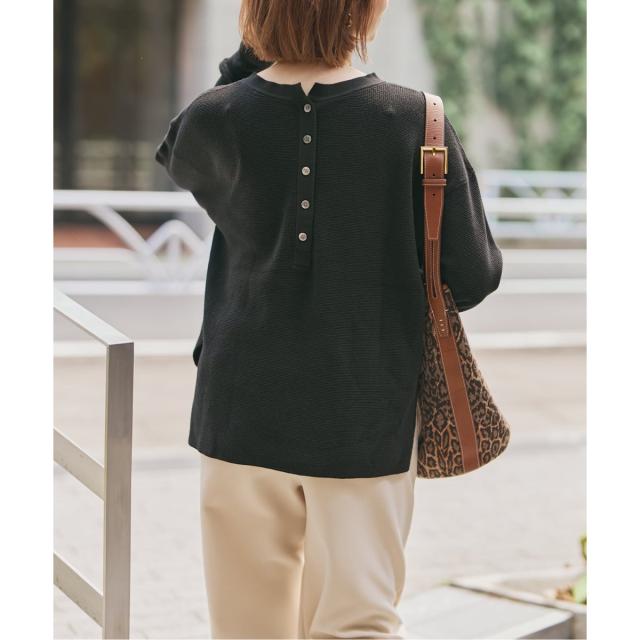 スピック＆スパン（Spick and Span）/前後2WAYワッフルプルオーバー