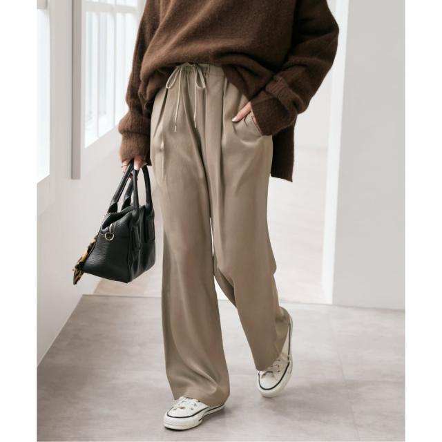 スピック＆スパン（Spick and Span）/《追加2》サテンイージーパンツ