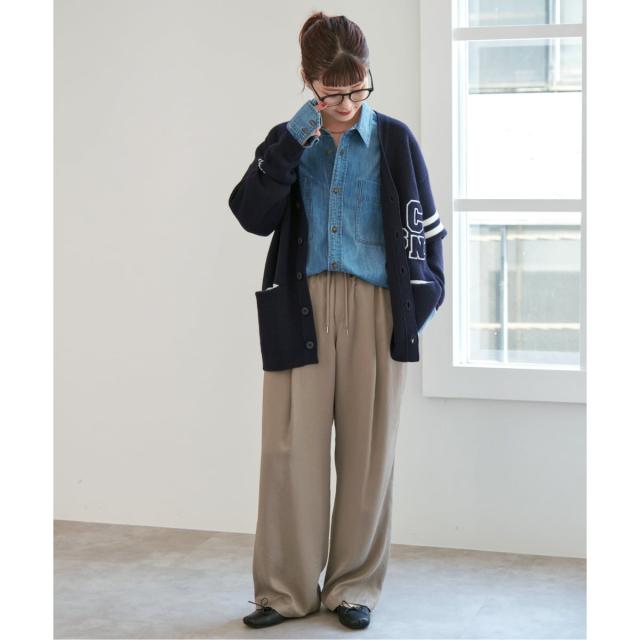 スピック＆スパン（Spick and Span）/《追加2》サテンイージーパンツ