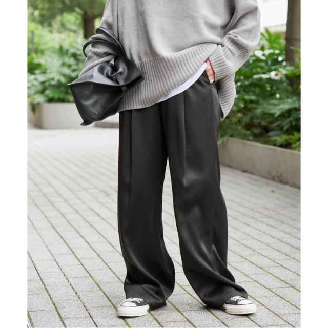 スピック＆スパン（Spick and Span）/《追加2》サテンイージーパンツ