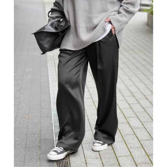 スピック＆スパン（Spick and Span）/《追加2》サテンイージーパンツ