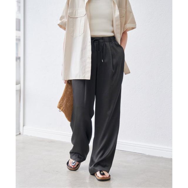 スピック＆スパン（Spick and Span）/《追加2》サテンイージーパンツ