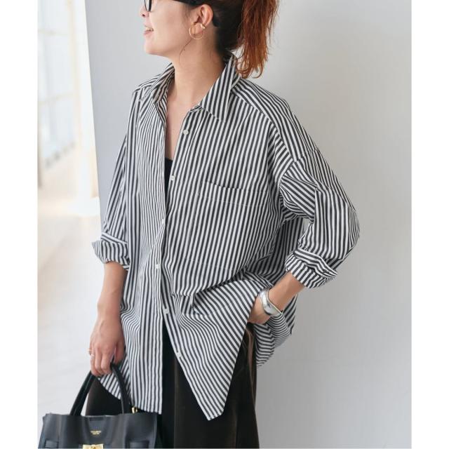 スピック＆スパン（Spick and Span）/《追加2》50コットンオーバーシャツ