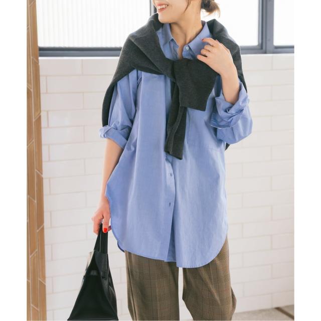 スピック＆スパン（Spick and Span）/《追加2》50コットンオーバーシャツ