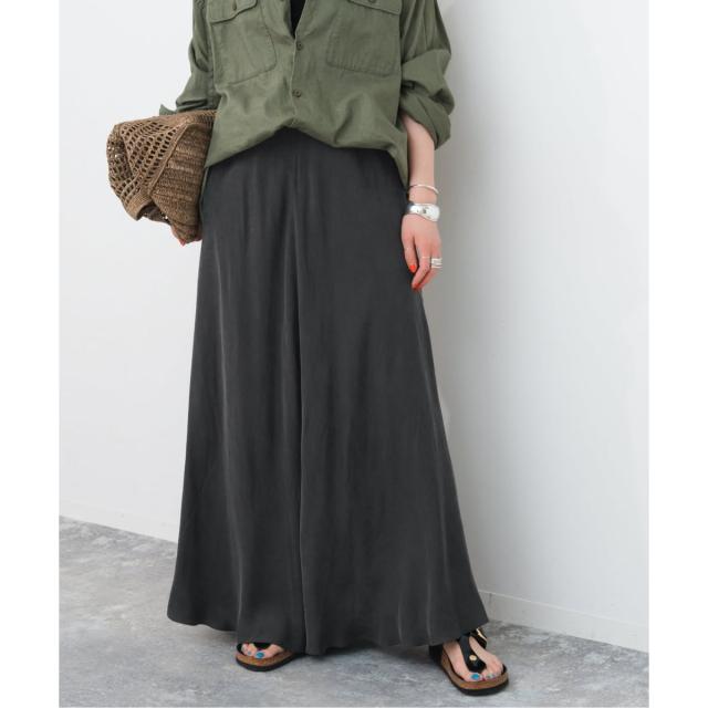 スピック＆スパン（Spick and Span）/《追加》ウォッシャブルキュプラフレアスカート