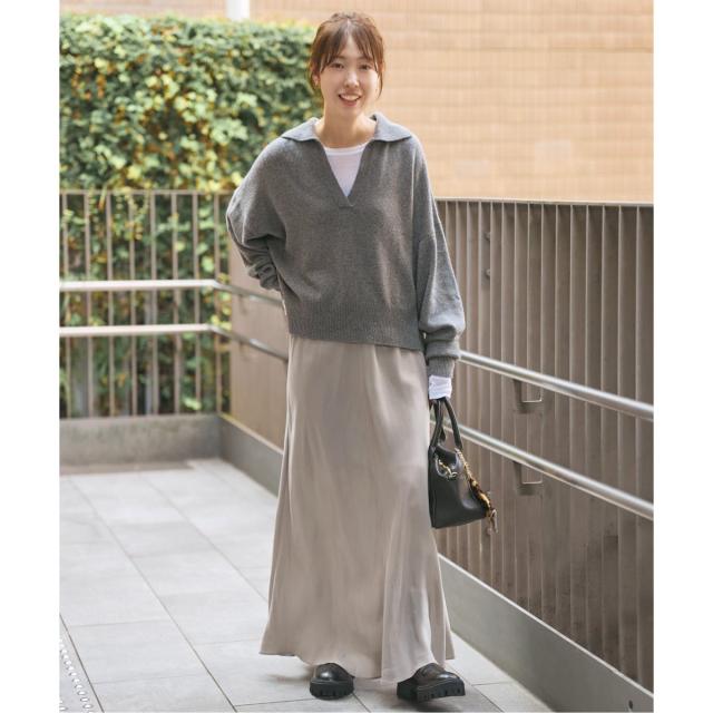 スピック＆スパン（Spick and Span）/《追加》ウォッシャブルキュプラフレアスカート