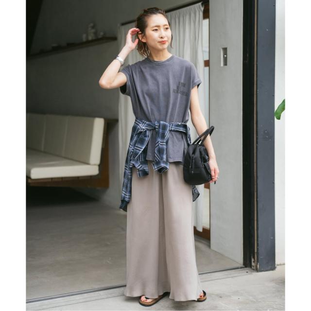 スピック＆スパン（Spick and Span）/《追加》ウォッシャブルキュプラフレアスカート