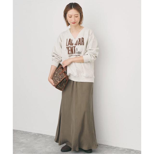 スピック＆スパン（Spick and Span）/《追加》ウォッシャブルキュプラフレアスカート