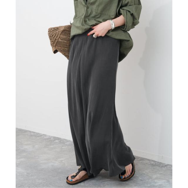 スピック＆スパン（Spick and Span）/《追加》ウォッシャブルキュプラフレアスカート