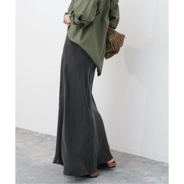 スピック＆スパン（Spick and Span）/《追加》ウォッシャブルキュプラフレアスカート