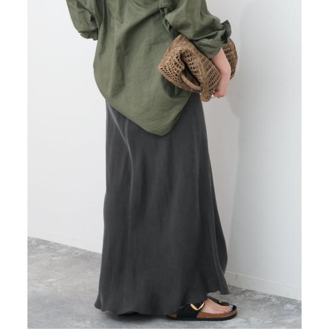 スピック＆スパン（Spick and Span）/《追加》ウォッシャブルキュプラフレアスカート