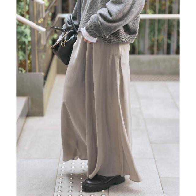 スピック＆スパン（Spick and Span）/《追加》ウォッシャブルキュプラフレアスカート