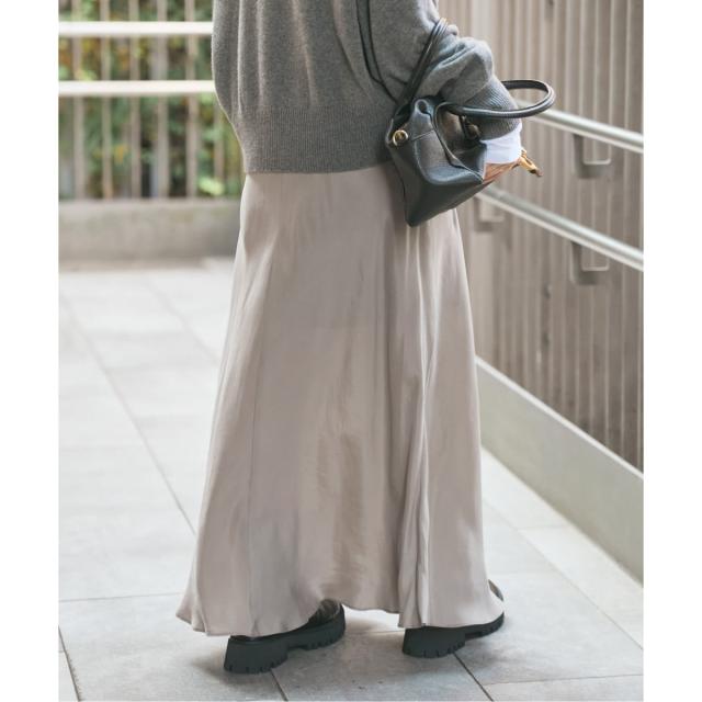 スピック＆スパン（Spick and Span）/《追加》ウォッシャブルキュプラフレアスカート