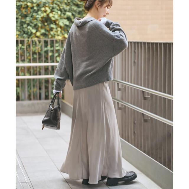 スピック＆スパン（Spick and Span）/《追加》ウォッシャブルキュプラフレアスカート