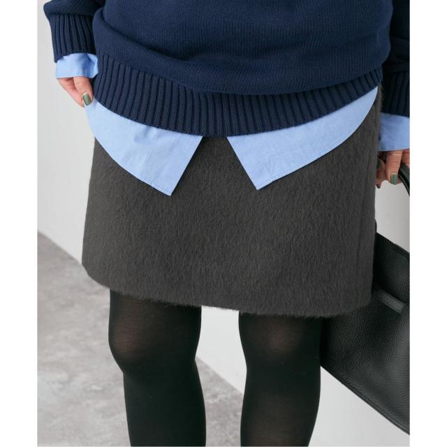 スピック＆スパン（Spick and Span）/《追加》シャギーミニスカート