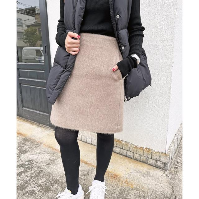 スピック＆スパン（Spick and Span）/《追加》シャギーミニスカート