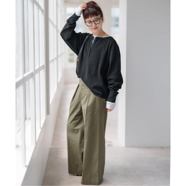 スピック＆スパン（Spick and Span）/《WEB限定 / 追加3》2枚SETヘンリーネックプルオーバー