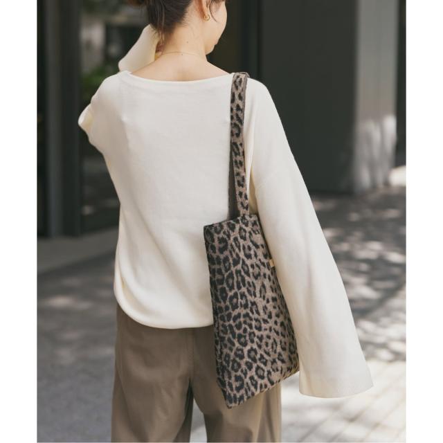 スピック＆スパン（Spick and Span）/《手洗い可》スムースボートネックニット