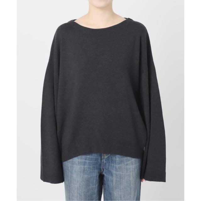 スピック＆スパン（Spick and Span）/《手洗い可》スムースボートネックニット