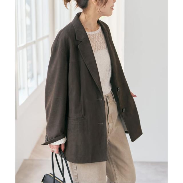 スピック＆スパン（Spick and Span）/フェイクスエードジャケット