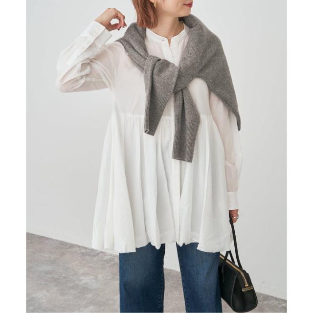 スピック＆スパン（Spick and Span）/コットンシルクティアードチュニック