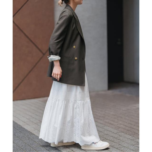 スピック＆スパン（Spick and Span）/《追加》ウールブレンドダブルブレストジャケット