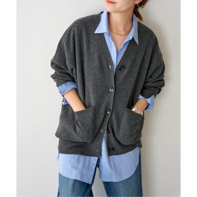 スピック＆スパン（Spick and Span）/《追加2》ダブルジャガードカーディガン