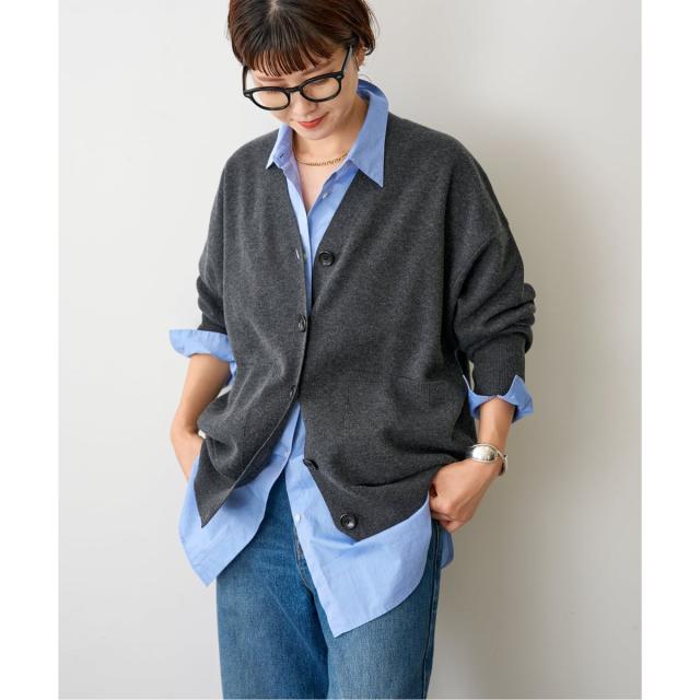 スピック＆スパン（Spick and Span）/《追加2》ダブルジャガードカーディガン