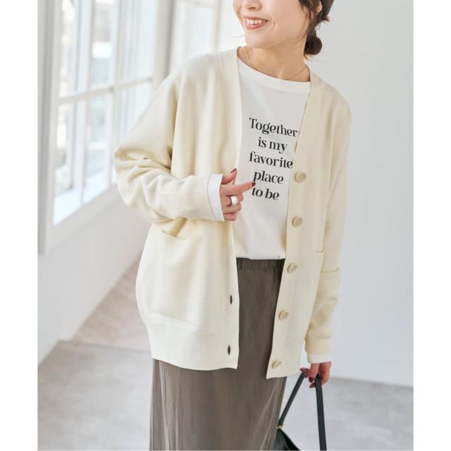 スピック＆スパン（Spick and Span）/《追加2》ダブルジャガードカーディガン