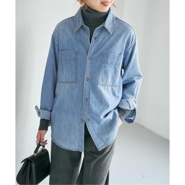 スピック＆スパン（Spick and Span）/《追加2》ライトオンスデニムシャツ