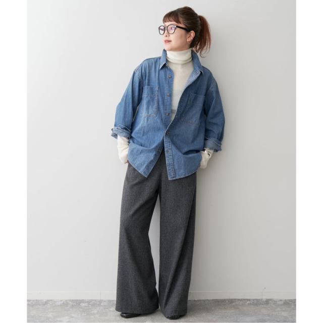 スピック＆スパン（Spick and Span）/《追加2》ライトオンスデニムシャツ