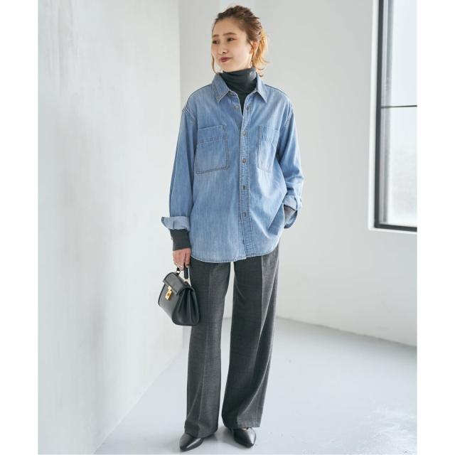 スピック＆スパン（Spick and Span）/《追加2》ライトオンスデニムシャツ