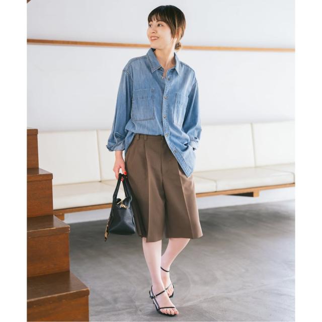 スピック＆スパン（Spick and Span）/《追加2》ライトオンスデニムシャツ