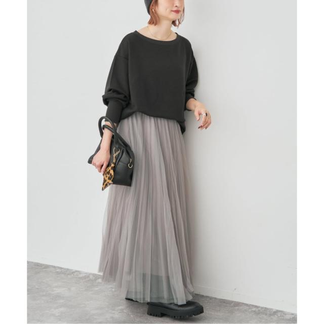 NEW】スピック＆スパン（Spick and Span）/ボートネックスウェット