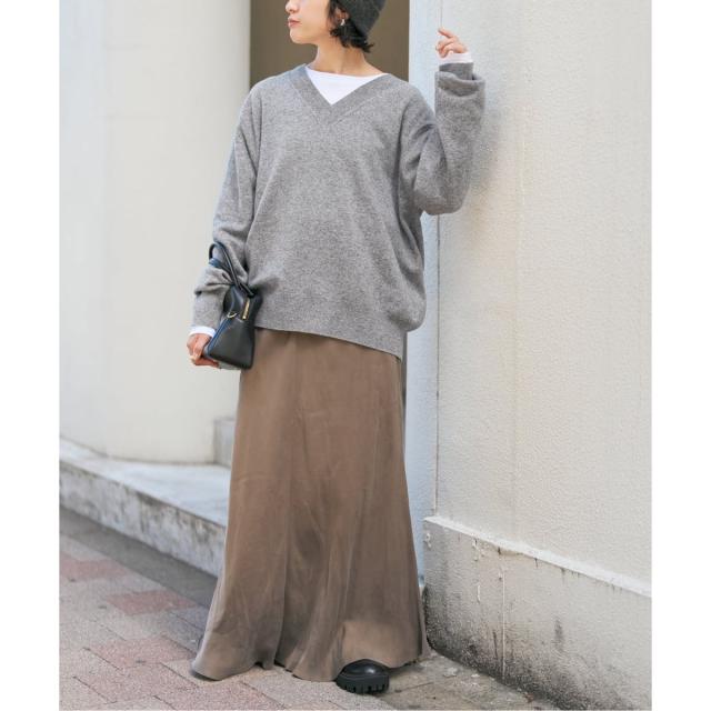 スピック＆スパン（Spick and Span）/《WEB限定カラー有り》カシミヤ混Vネックプルオーバー