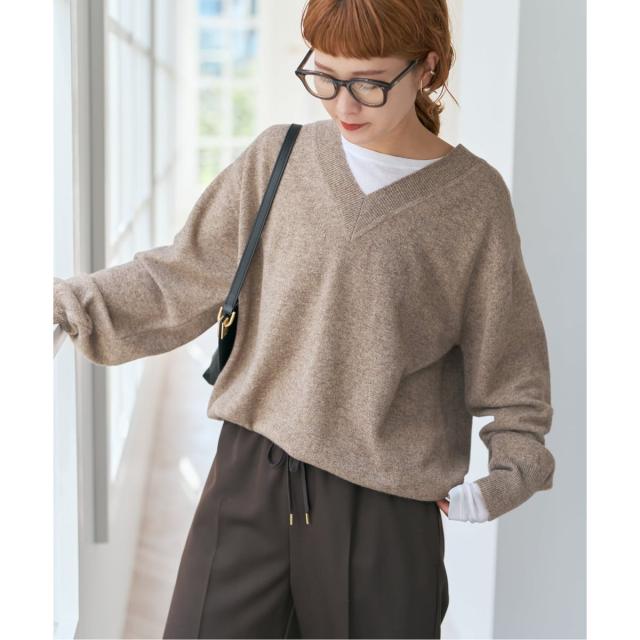 スピック＆スパン（Spick and Span）/《WEB限定カラー有り》カシミヤ混Vネックプルオーバー