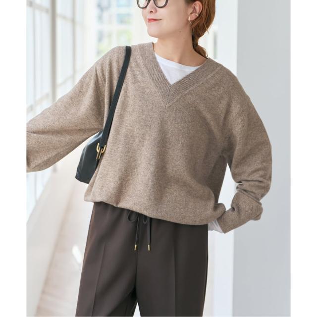 スピック＆スパン（Spick and Span）/《WEB限定カラー有り》カシミヤ混Vネックプルオーバー