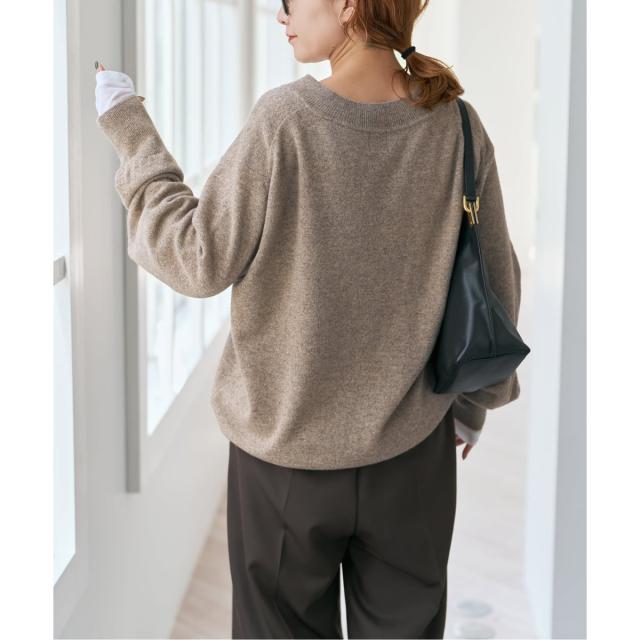 スピック＆スパン（Spick and Span）/《WEB限定カラー有り》カシミヤ混Vネックプルオーバー