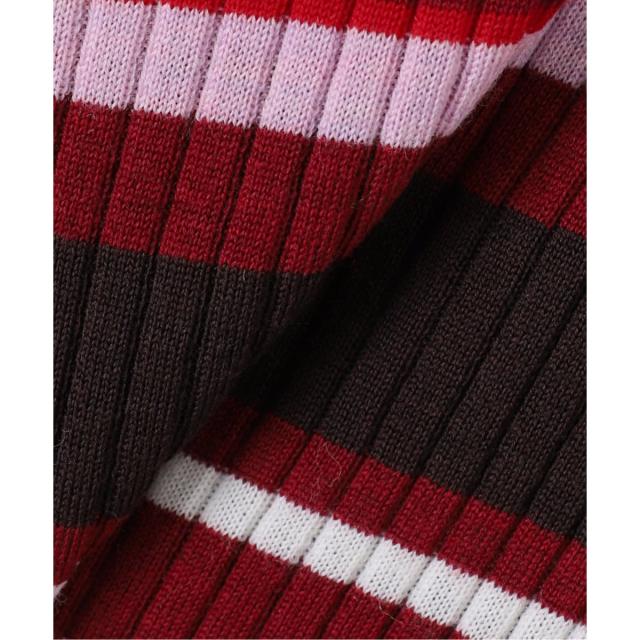 スピック＆スパン（Spick and Span）/《手洗い可》マルチボーダークルーネックニット