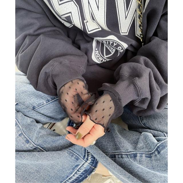 スピック＆スパン（Spick and Span）/《WEB限定 / 追加4》ドットチュールハイネックプルオーバー