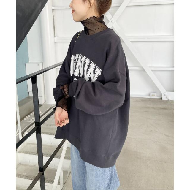 スピック＆スパン（Spick and Span）/《WEB限定 / 追加4》ドットチュールハイネックプルオーバー