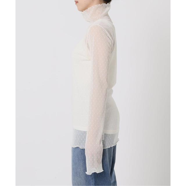 スピック＆スパン（Spick and Span）/《WEB限定 / 追加4》ドットチュールハイネックプルオーバー