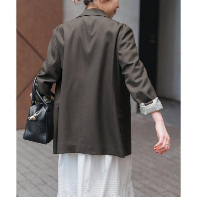 スピック＆スパン（Spick and Span）/《WEB限定 / 追加》ウールブレンドダブルブレストジャケット